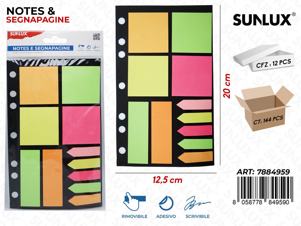 Sunlux Segna Pagina Ass. 12.2*20CM