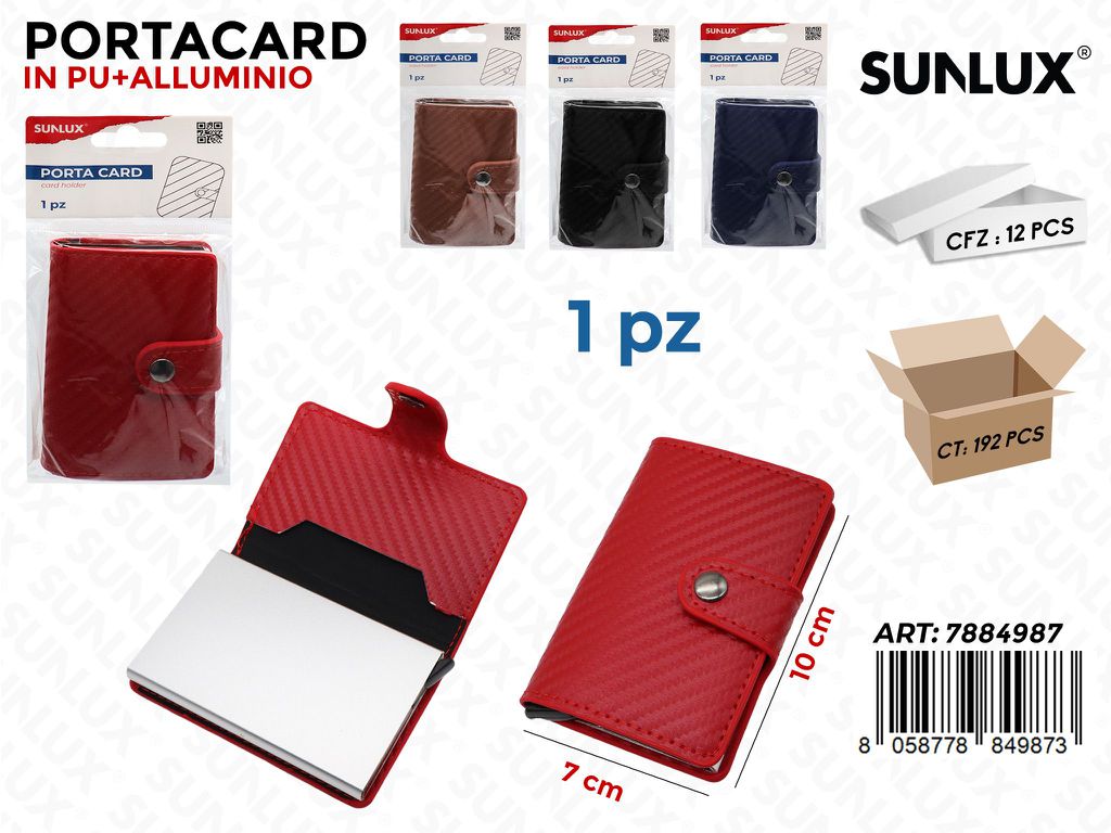 Sunlux Porta Card Allum. 7*10CM