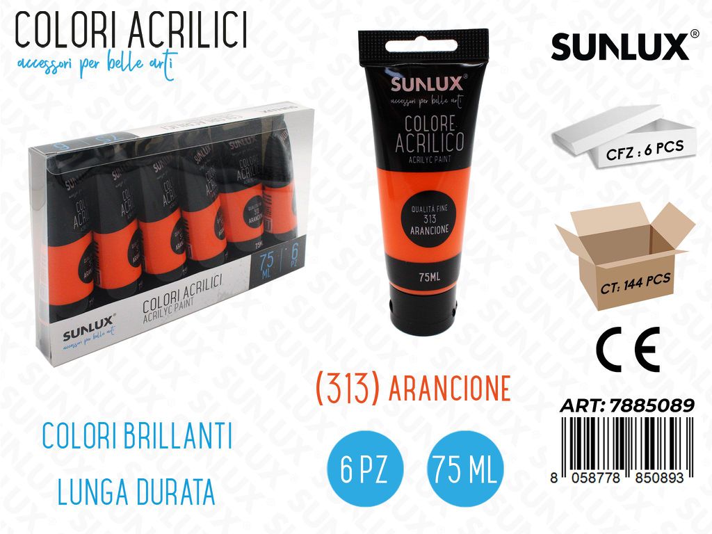 Colori Acrilico 75ML 313 Arancione