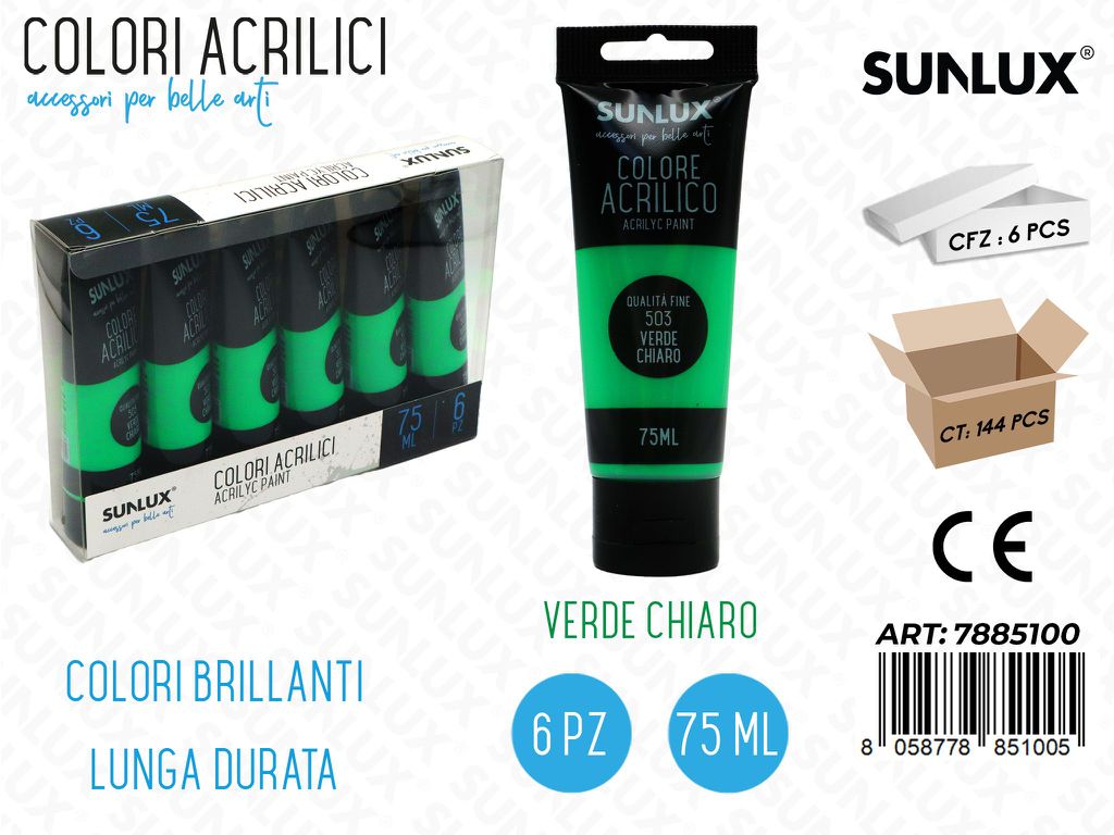 Colori Acrilico 75ML 503 Verde Chiaro