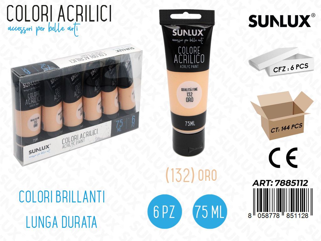 Colori Acrilici 75ML 132 Oro