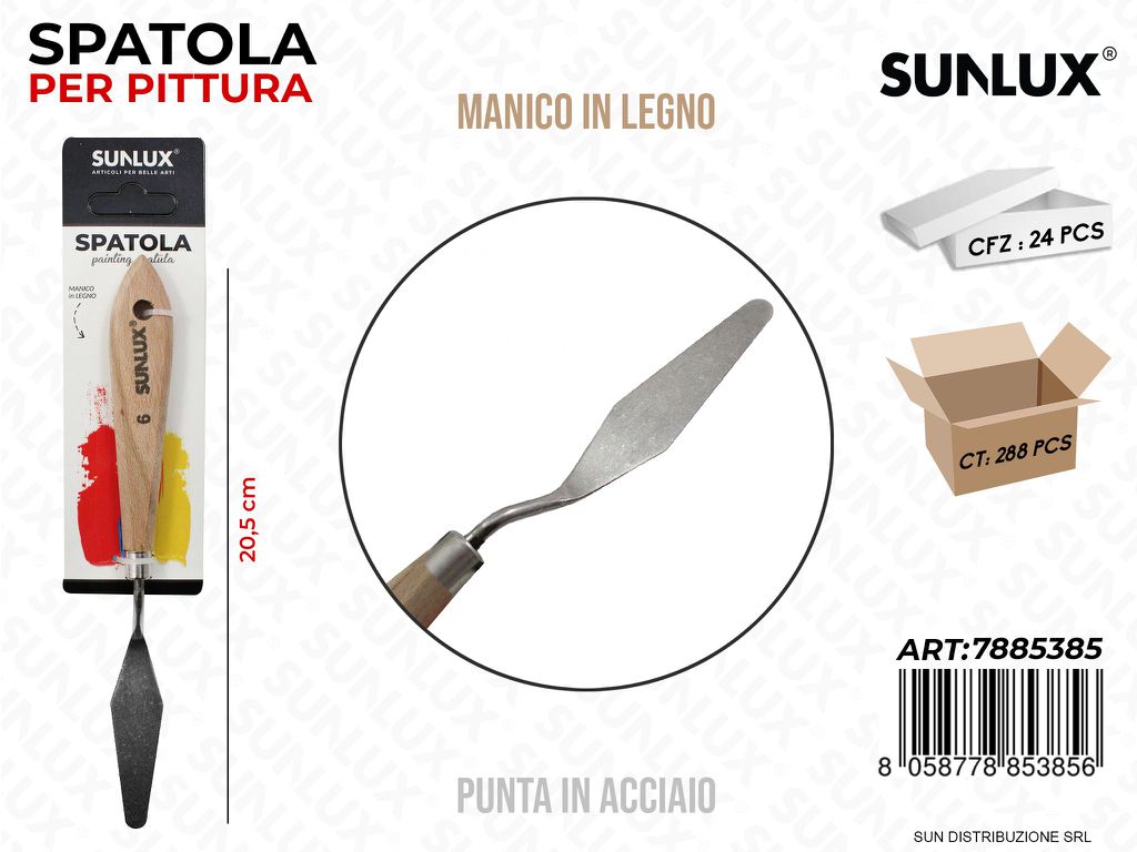 Spatola per Pittura N.6 Acciaio 20.5CM