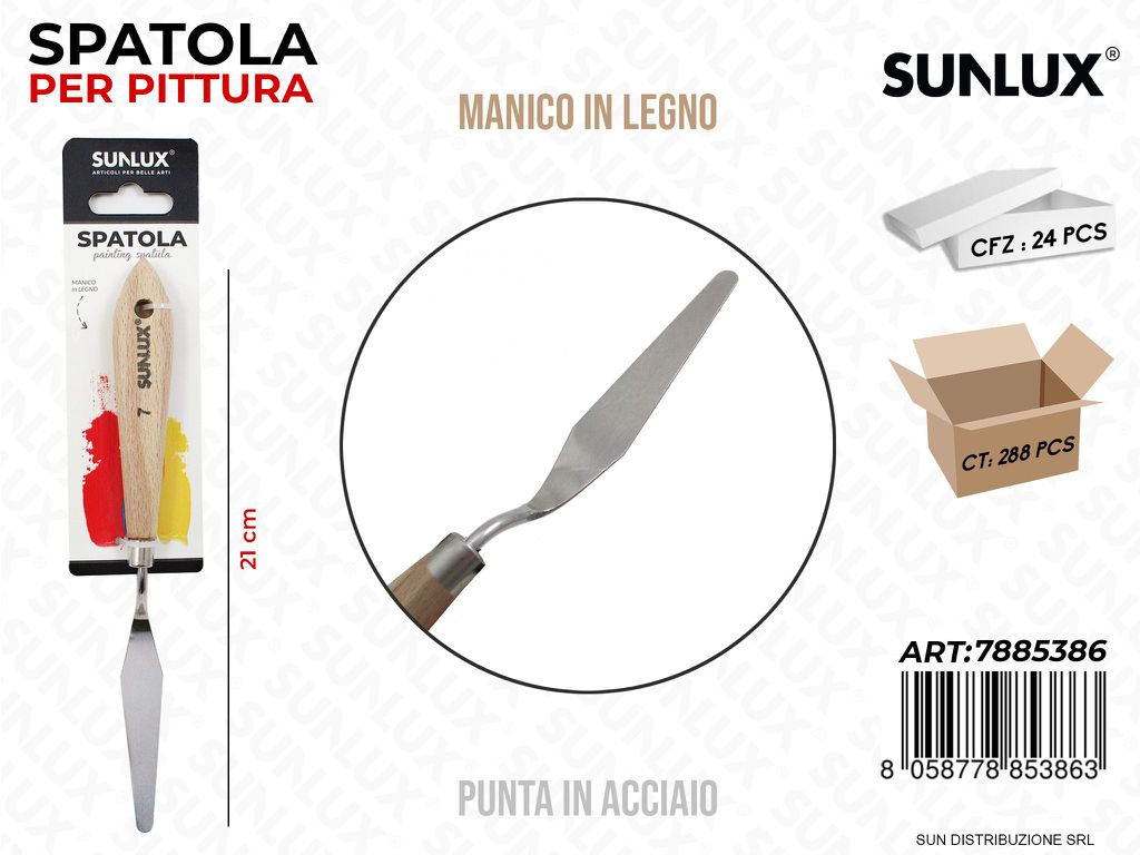 Spatola per Pittura N.7 Acciaio 21CM