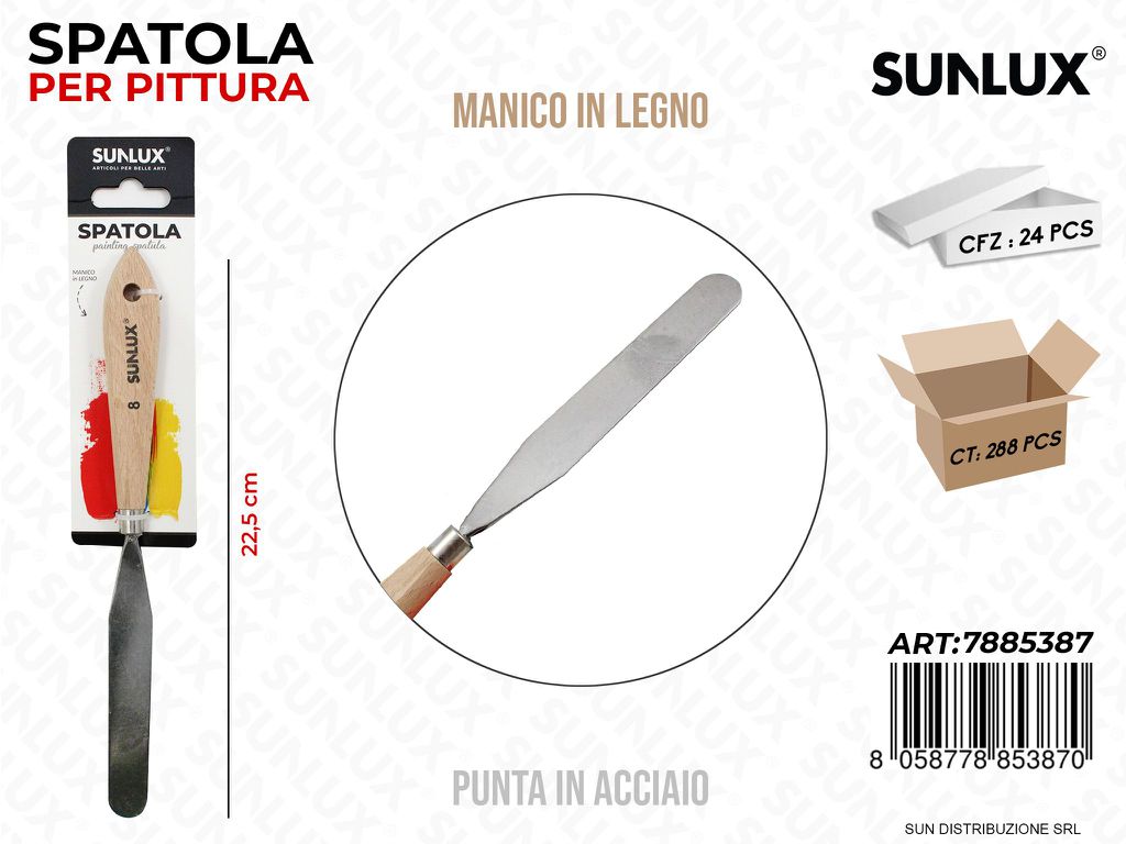 Spatola per Pittura N.8 Acciaio 22.5CM