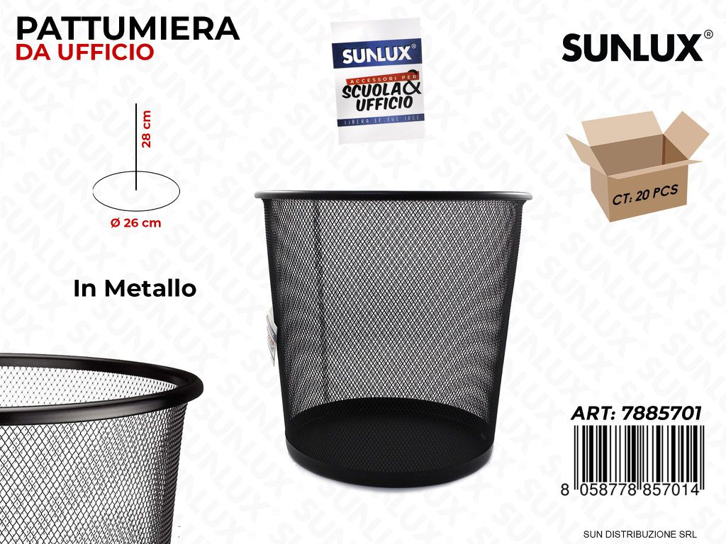Pattumiera da Ufficio D.26*28CM