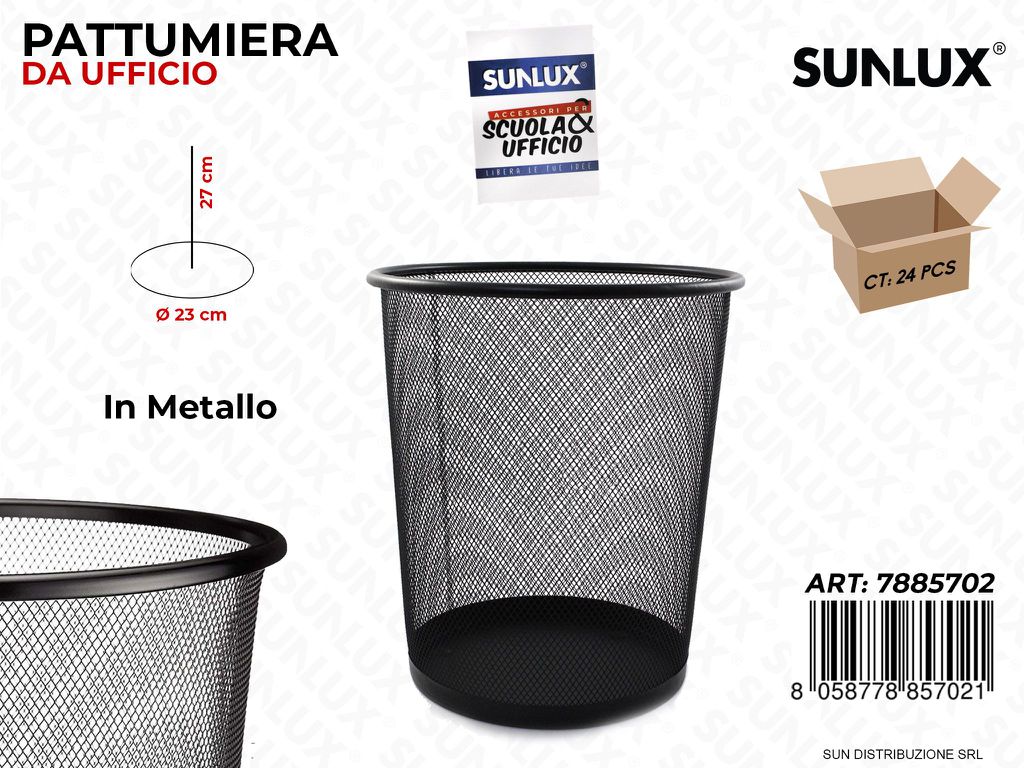 Pattumiera da Ufficio D.23*27CM