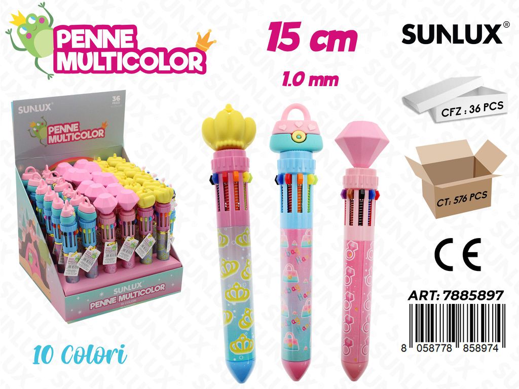 Penne Multicolor Ass. 1.0Mm