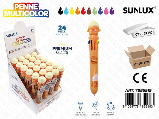 Esp. Penne Multicolor 10Col. 0.7Mm