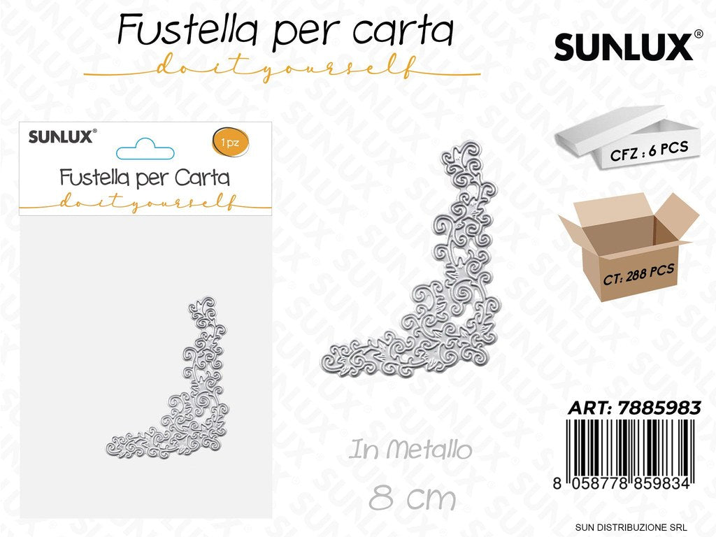 Fustelle per Carta in Metallo 8CM