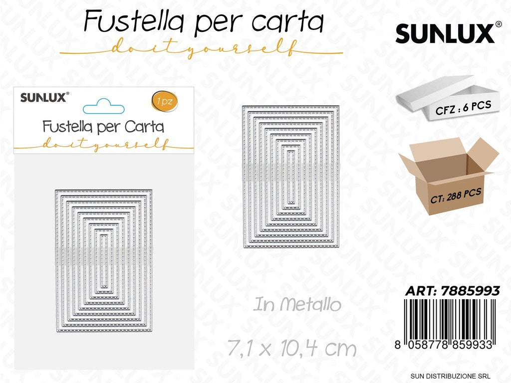 Fustelle per Carta in Metallo 7.1*10.4CM