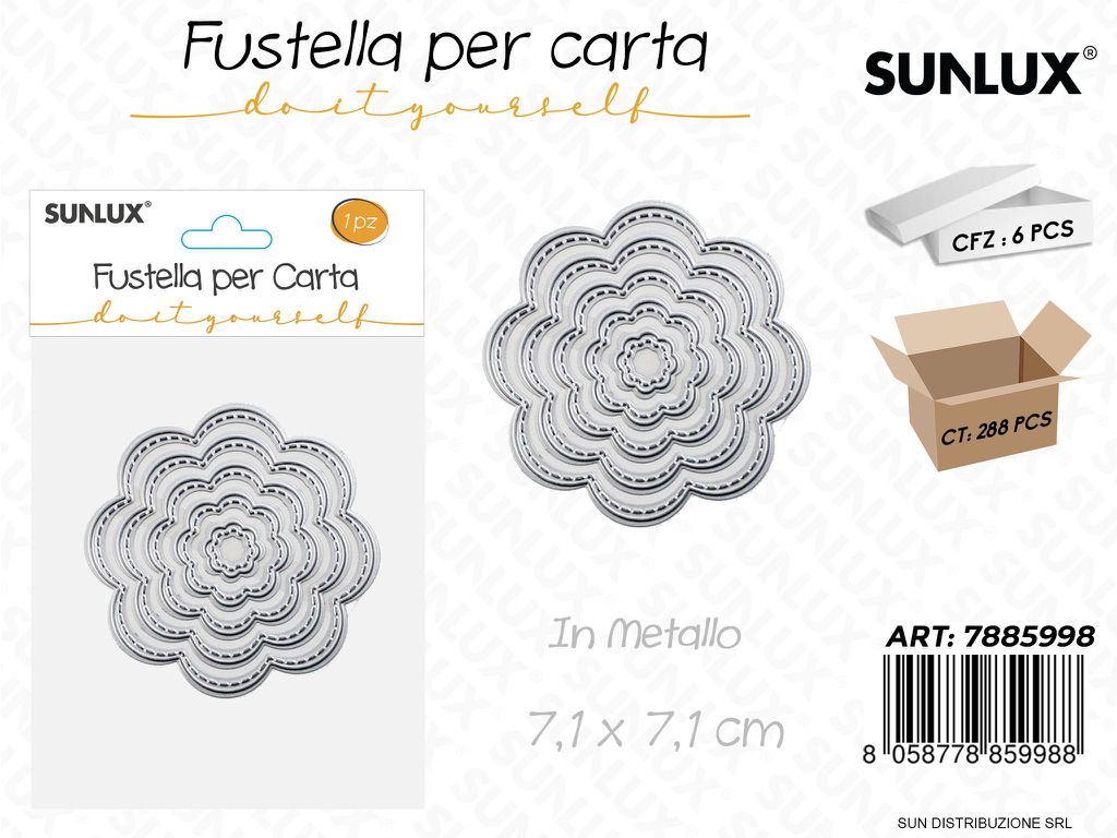 Fustelle per Carta in Metallo 7.1*7.1CM