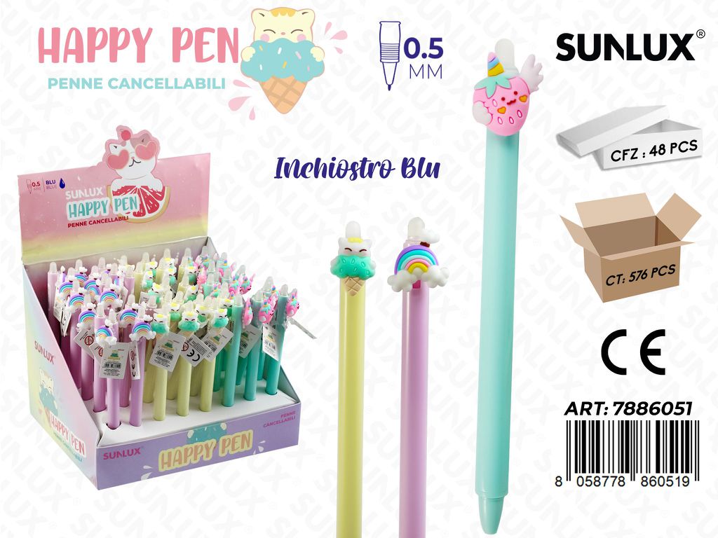 Esp. Penne Cancell. Blu Sweet Ass. 0.5Mm/ Pz Da 48