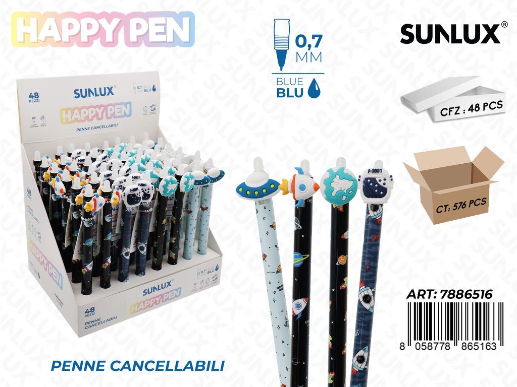 Happy Pen Cancell. Space Blu 0.7Mm