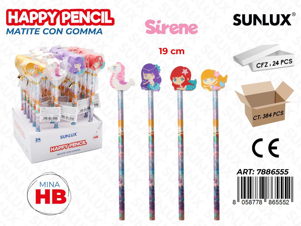 Happy Pencil Sirene 19Cm