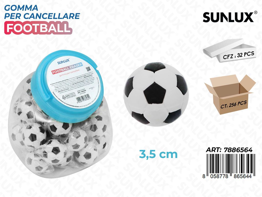 Sunlux Esp. Gomma per Cancellare Football 43.5CM