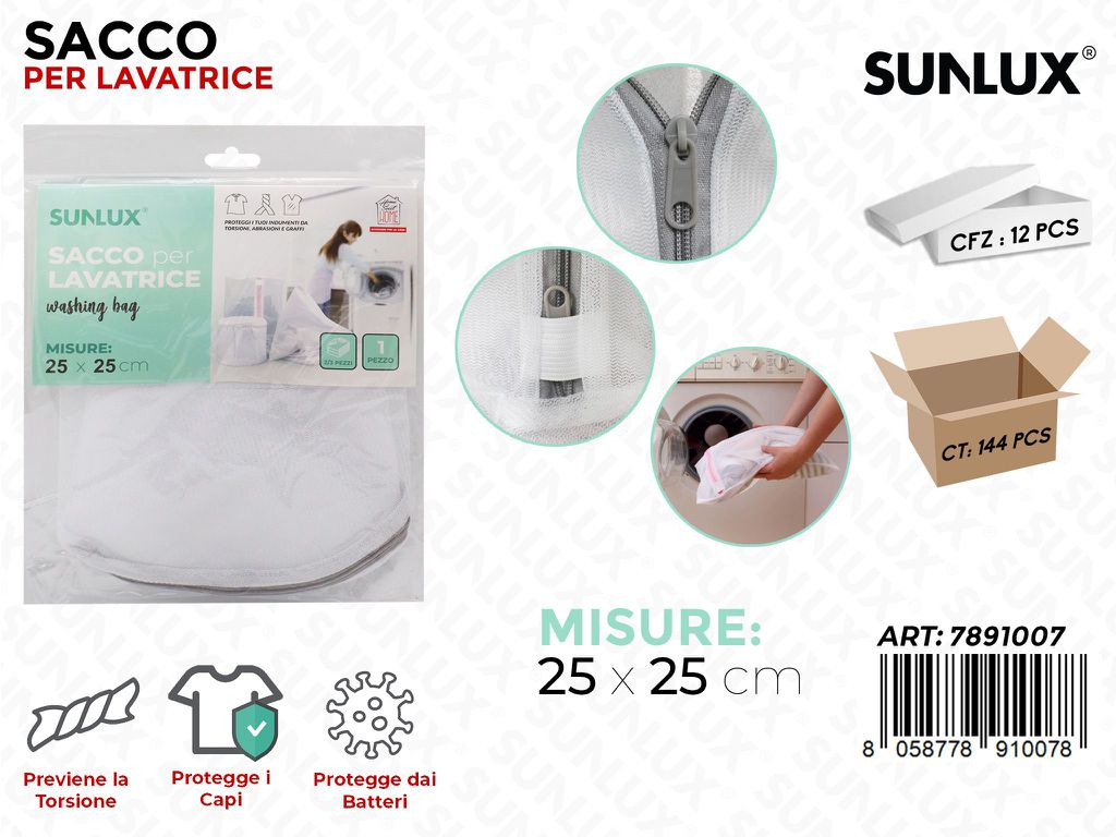 Sacco per Lavatrice D.25*25 Cm