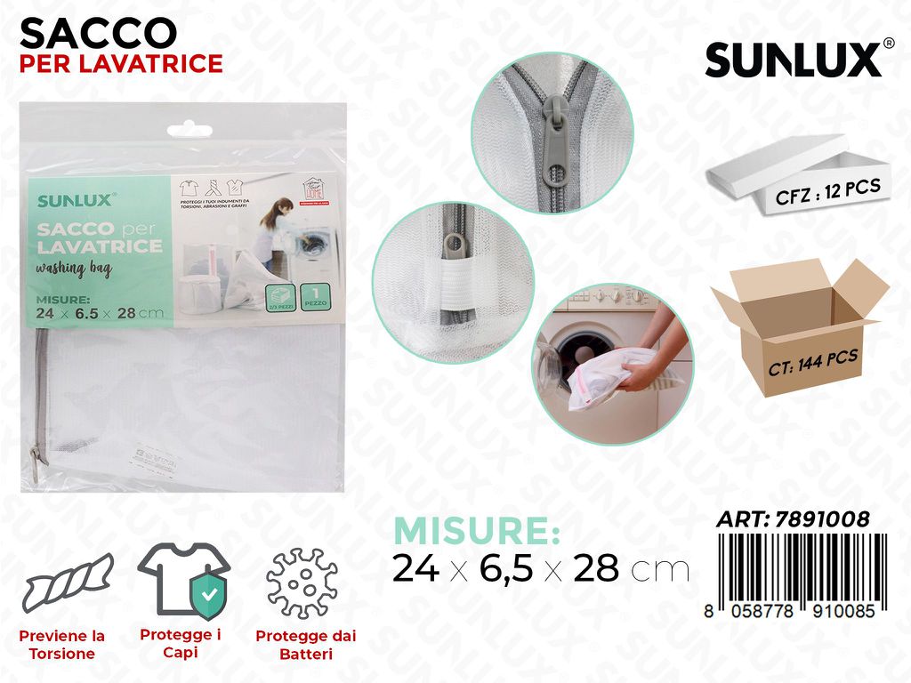 Sacco per Lavatrice 24*6.5*28 Cm