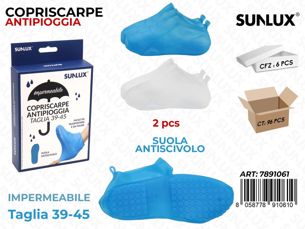 Sunlux Copriscarpe Antipioggia 39-45 L-xl-xxl