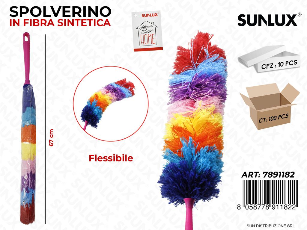 Spolverino Flessibile Multicolor 67CM /Pz da 12/10