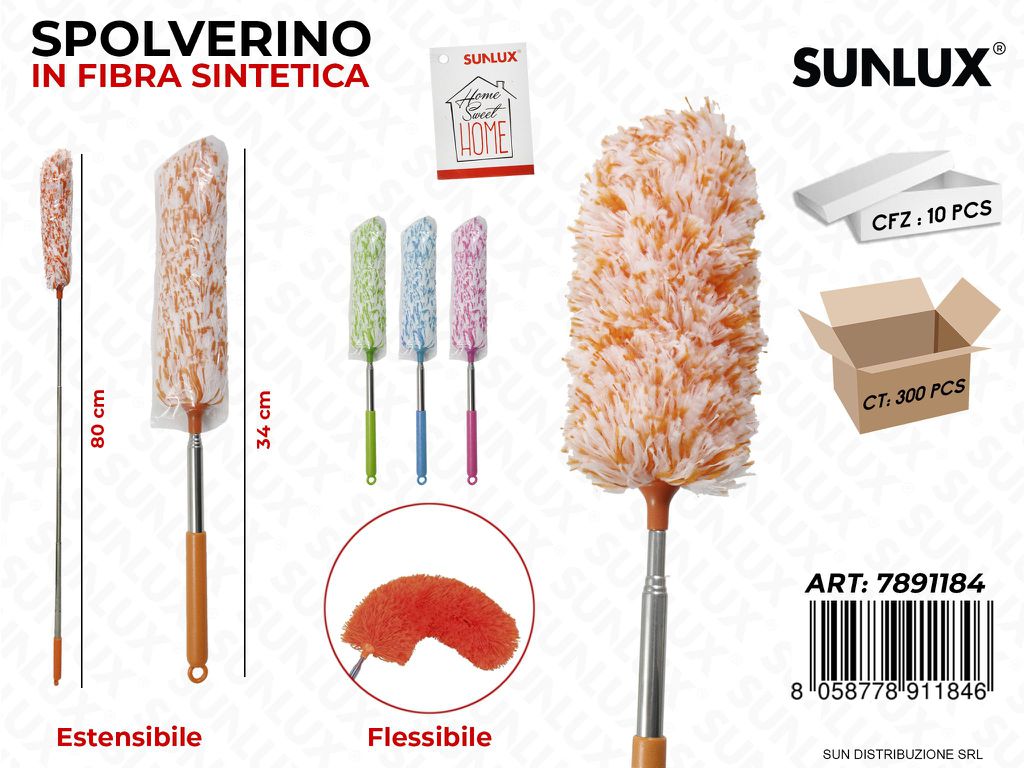 Spolverino Fles. Estens. Col. Ass. 34-80CM