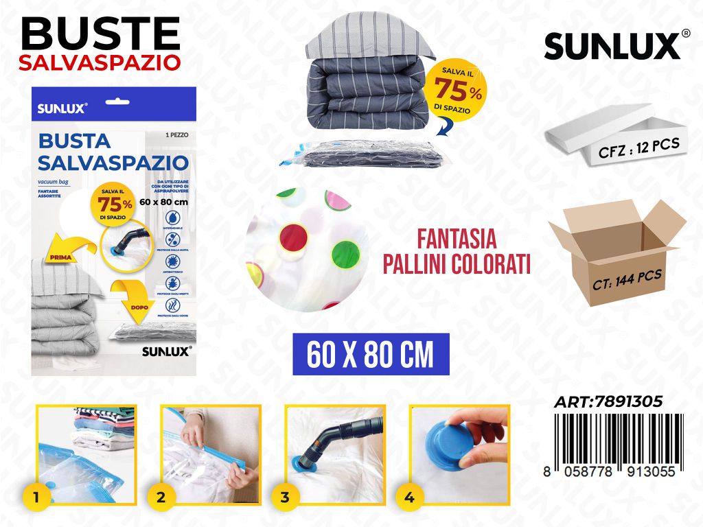 Sunlux Buste Salvaspazio Pallni 60*80CM