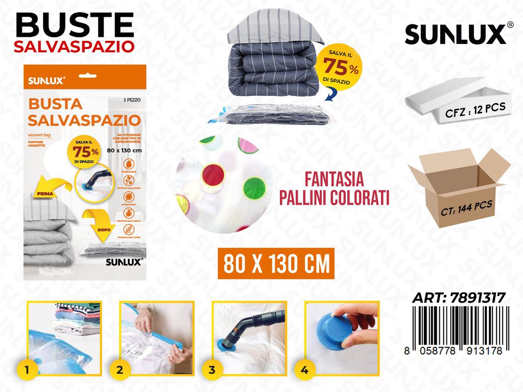 Sunlux Busta Salvaspazio Pallini 80*130CM