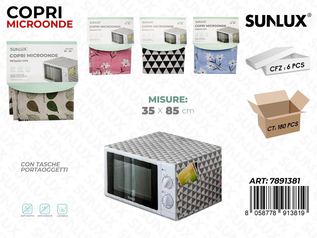 Sunlux Copri Microonde Ass. 35*85CM