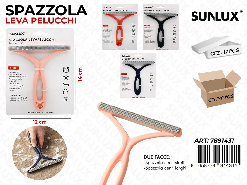 Spazzola Leva Pelucchi Ass. 12*14CM