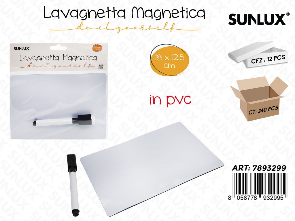 Sunlux Lavagnetta Magnetica Pvc 18*12.5CM