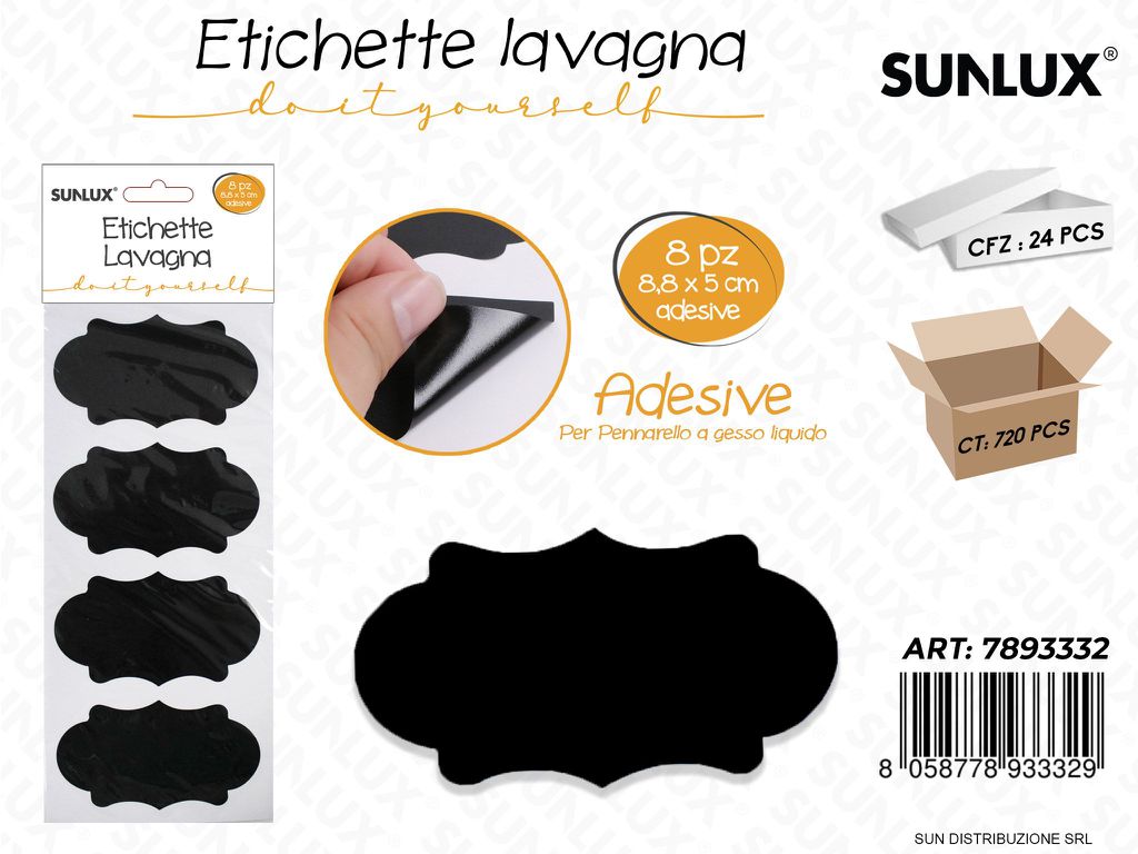 Etichette Lavagna Adv 8.8*5CM 8PCS