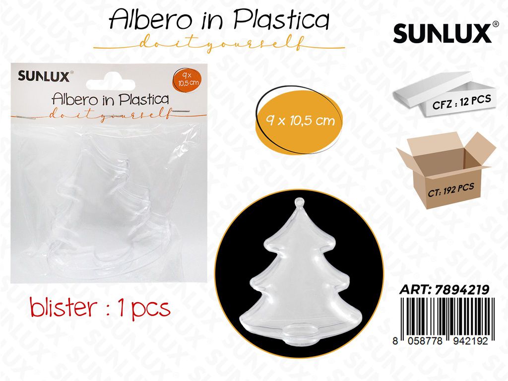 Albero di Natale in Plastica 9*10.5CM