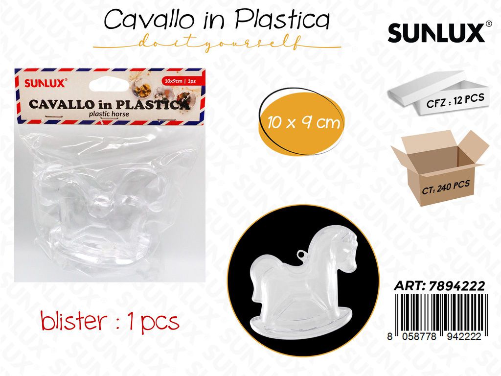 Cavallo in Plastica 10*9CM