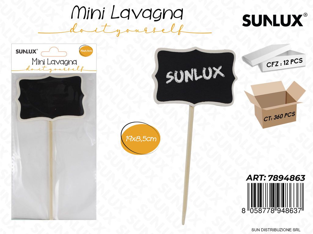 Mini Lavagna Legno 19*8.5CM