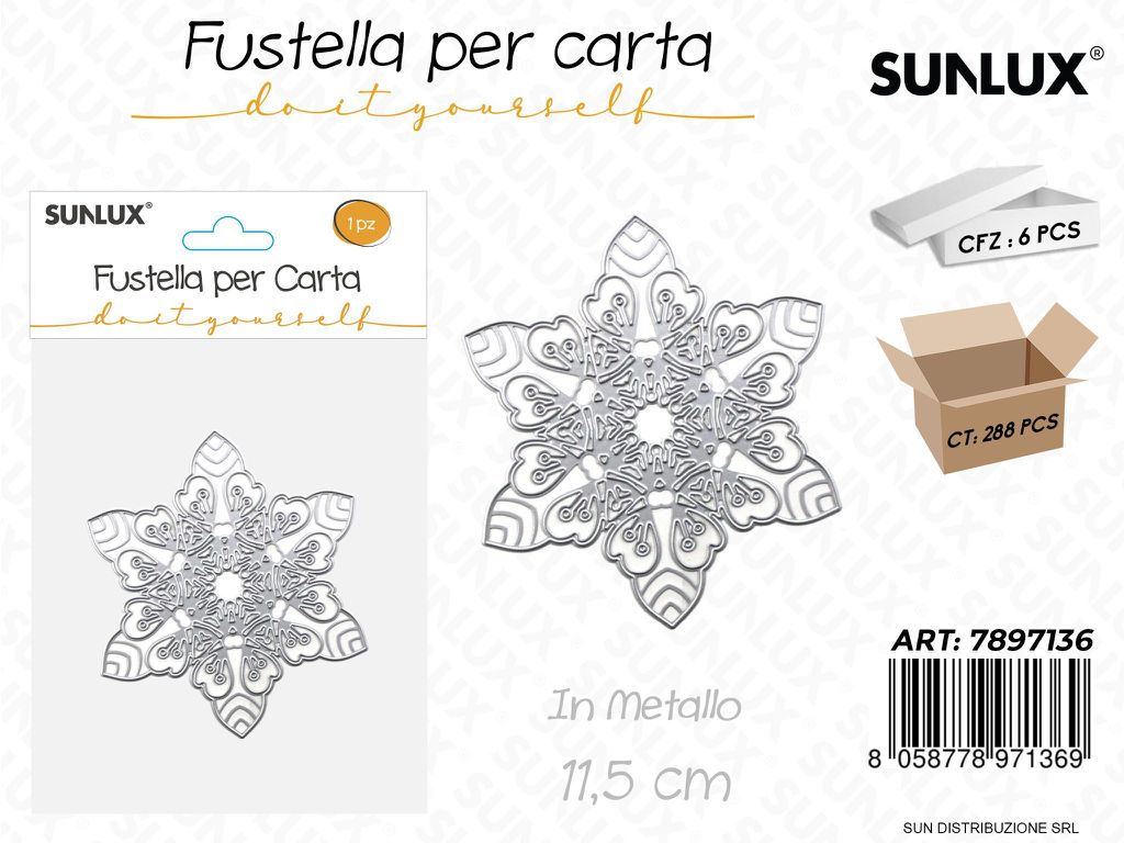 Fustelle per Carta Natale in Metallo 11.5CM