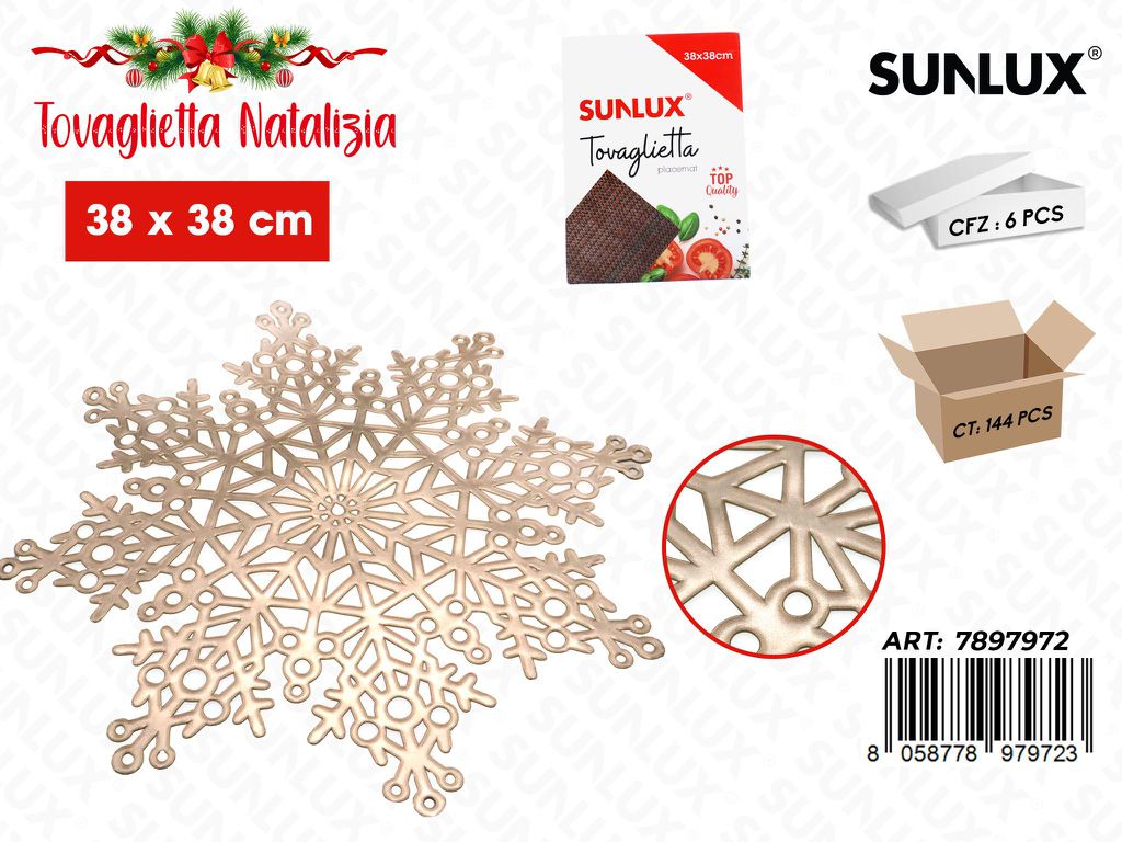 Sunlux Tovaglietta Natalizia 38*38CM