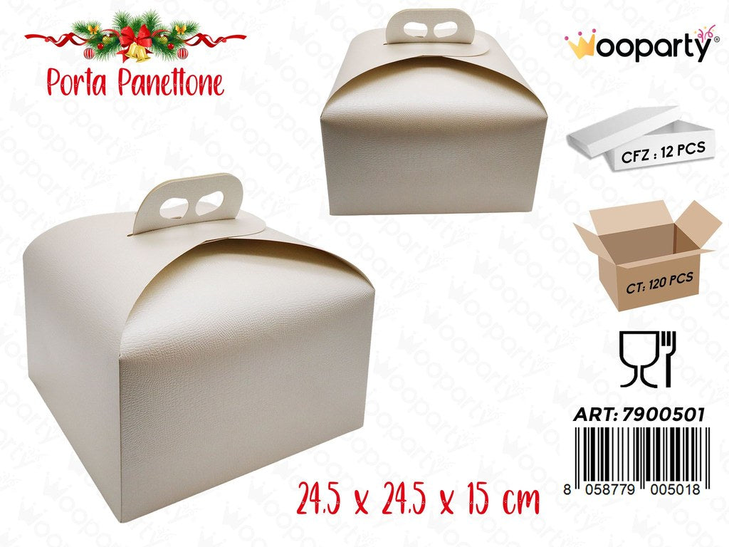 Sunlux Porta Panettone 24.5*24.5*15CM