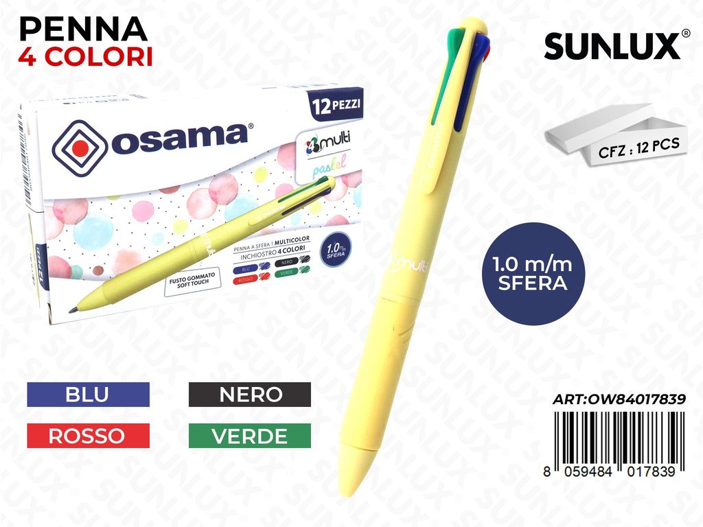 Penna Sfera 4MULTI Color Sunshine Pastel