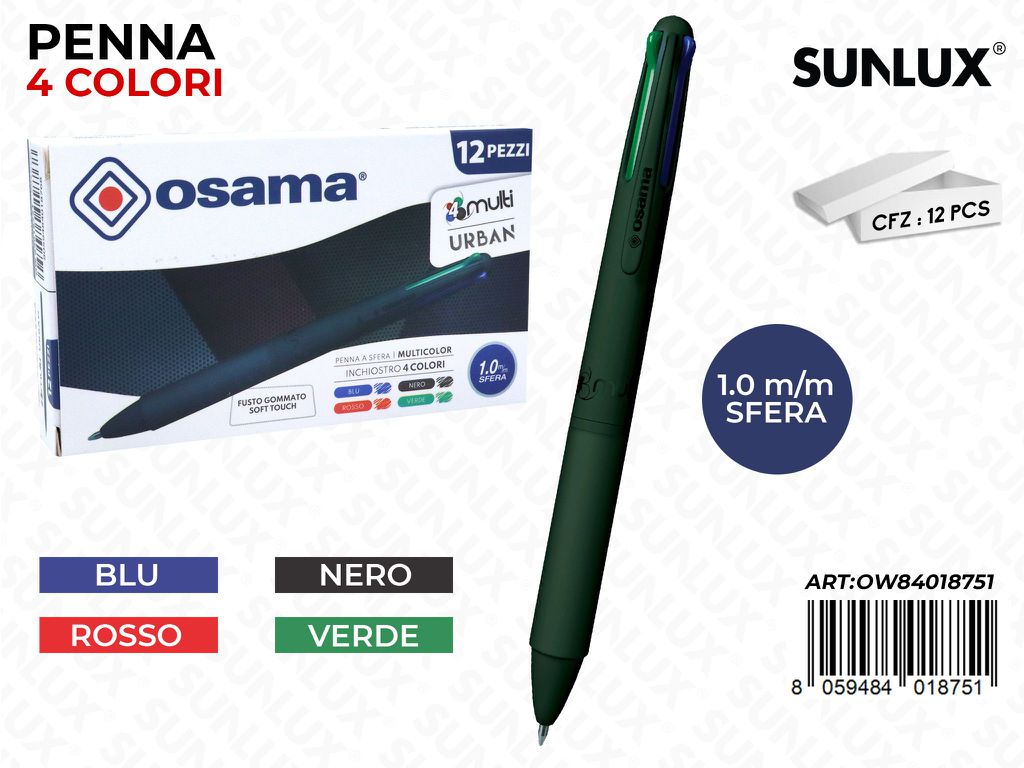 Penna Sfera 4MULTI Color Forest Green Urban