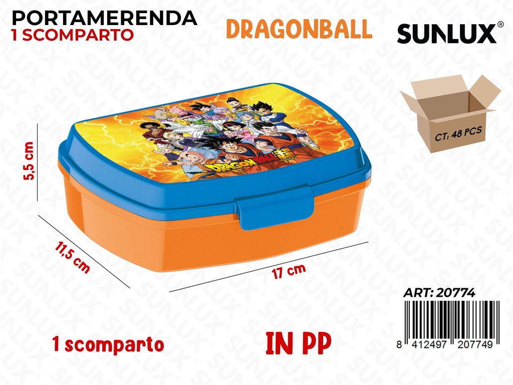 Portamerenda Dragonball 17*11.5*5.5CM