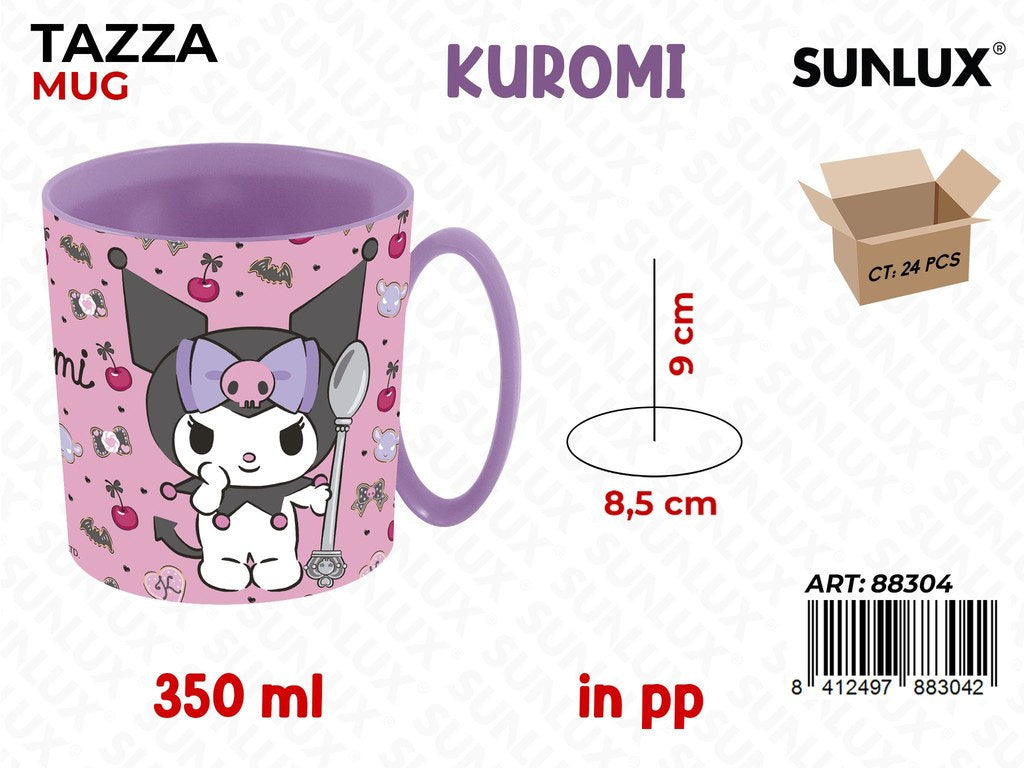 Tazza Mug Kuromi 350ML D.8.5*9CM