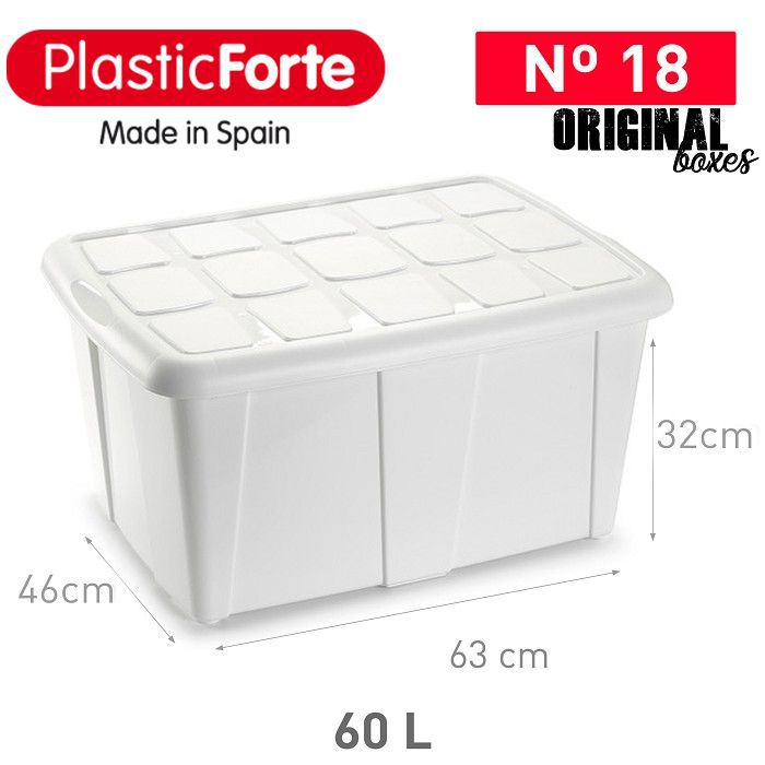 Scatola multiuso No 18 60 L BIANCO