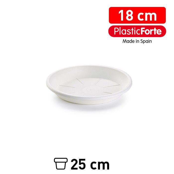 Sottovaso 18 cm BIANCO