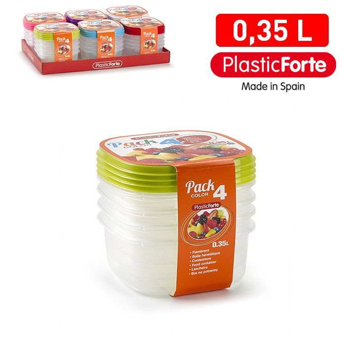 Pack 4 contenitori 0,35 L