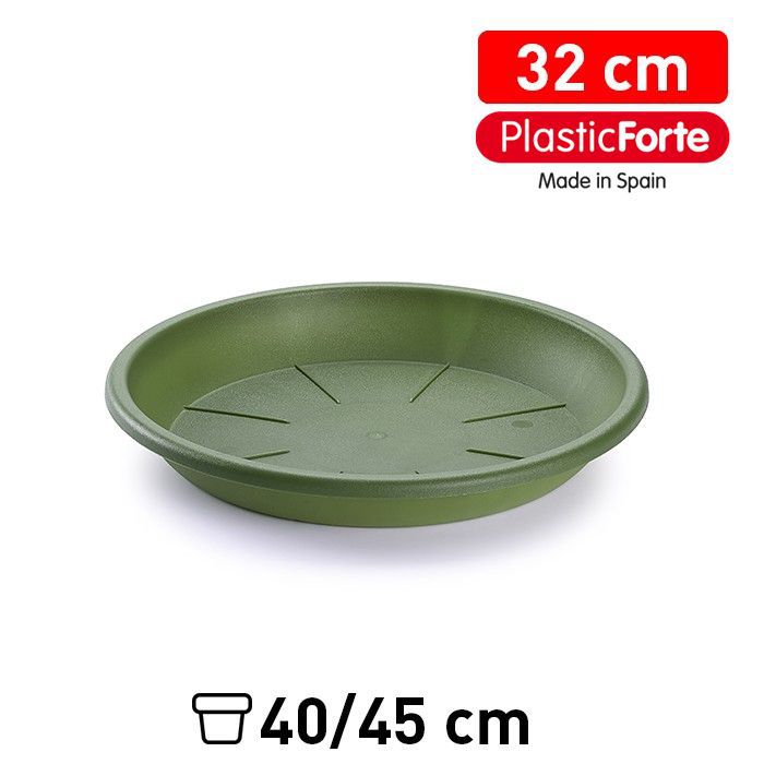 Sottovaso 32 cm VERDE JAR