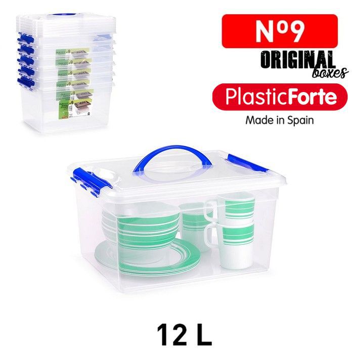 Scatola multiuso No 9 12 L TRASPARENTE