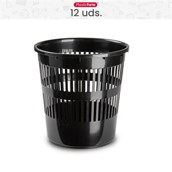 Pattumiera tonda NERO