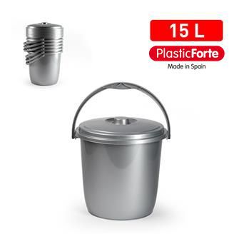 Bidone Eco 15L ARGENTO