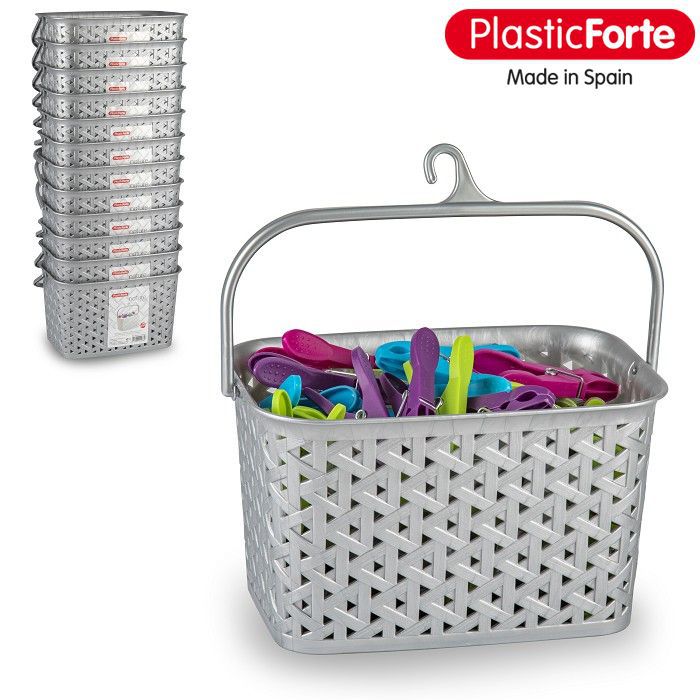 Cestello per mollette NATURE ARGENTO