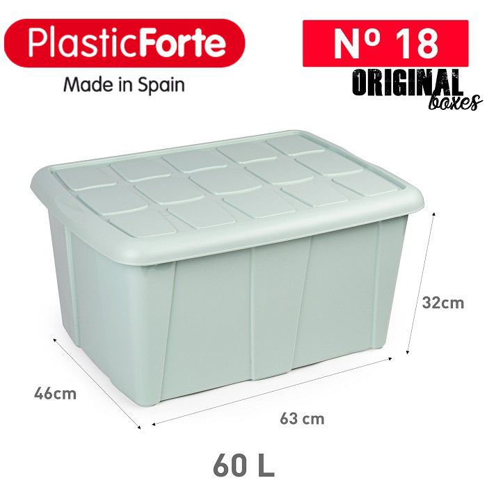Scatola multiuso No 18 60 L VERDE 441 F18 JAR