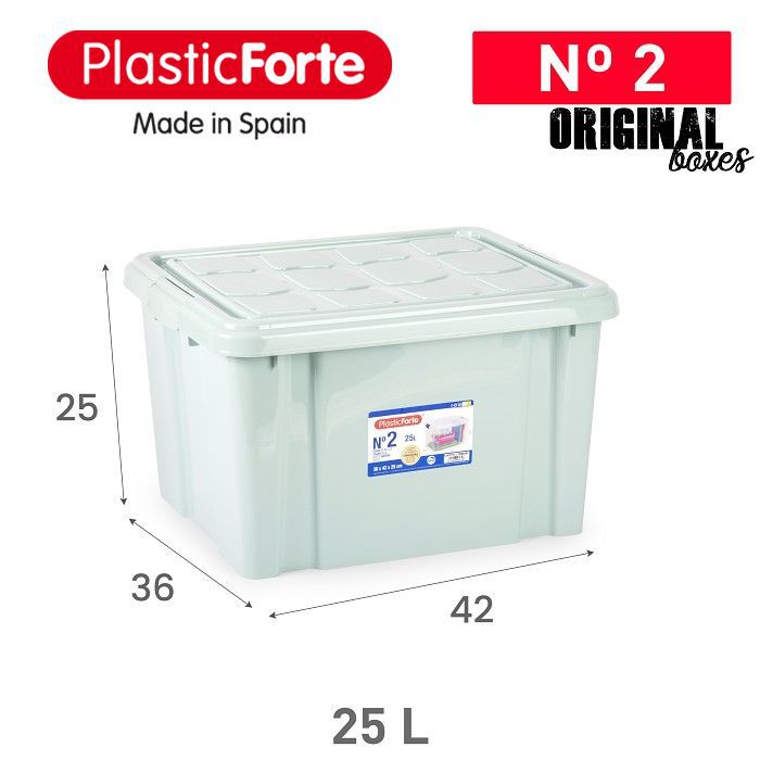 Scatola multiuso No 2 25 L VERDE 441 F18 JAR